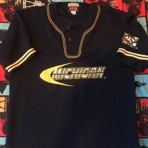 90s University of Michigan Baseball Jersey